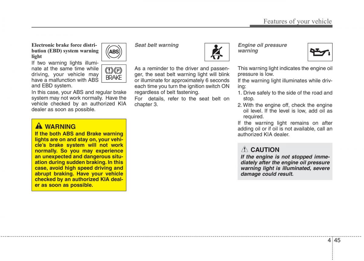 KIA Ceed I 1 owners manual / page 116