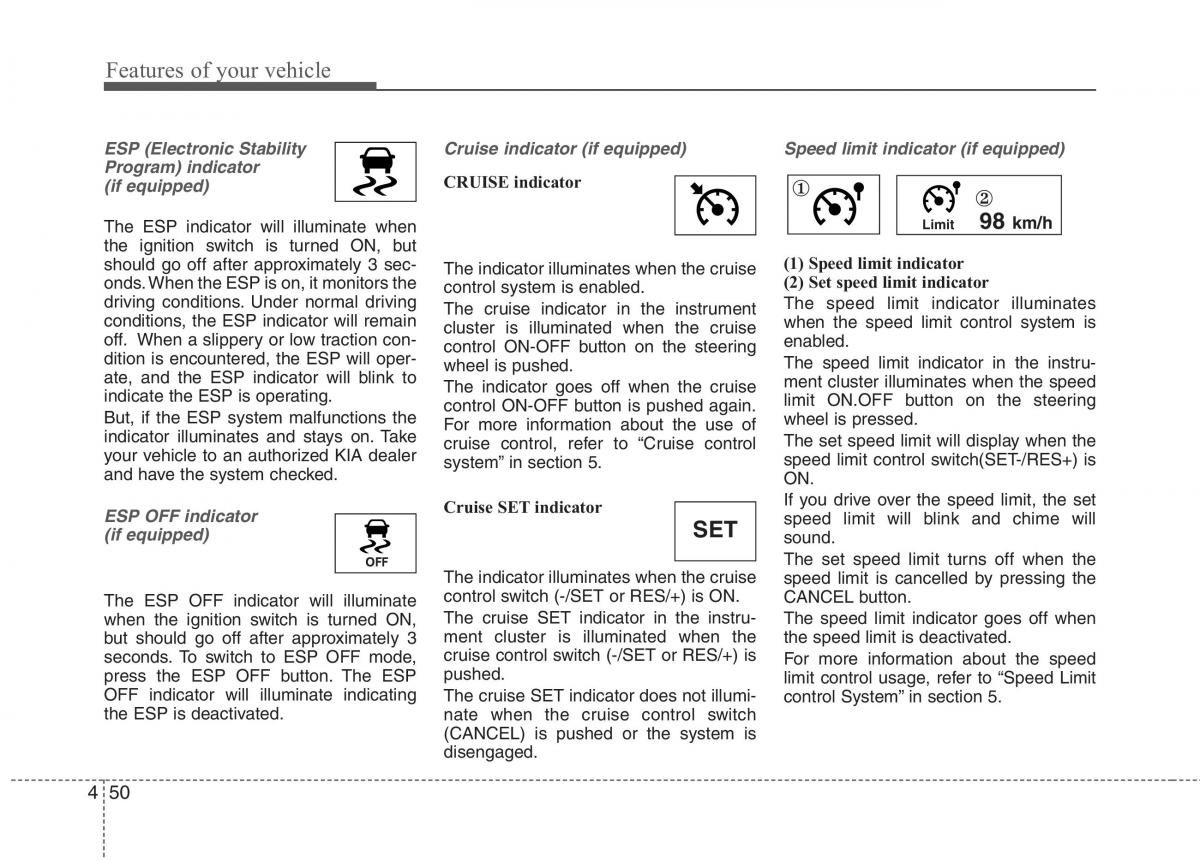 KIA Ceed I 1 owners manual / page 121