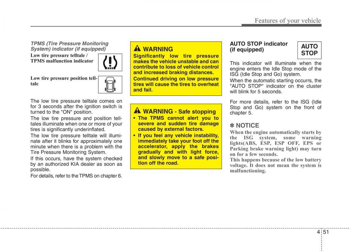 KIA Ceed I 1 owners manual / page 122