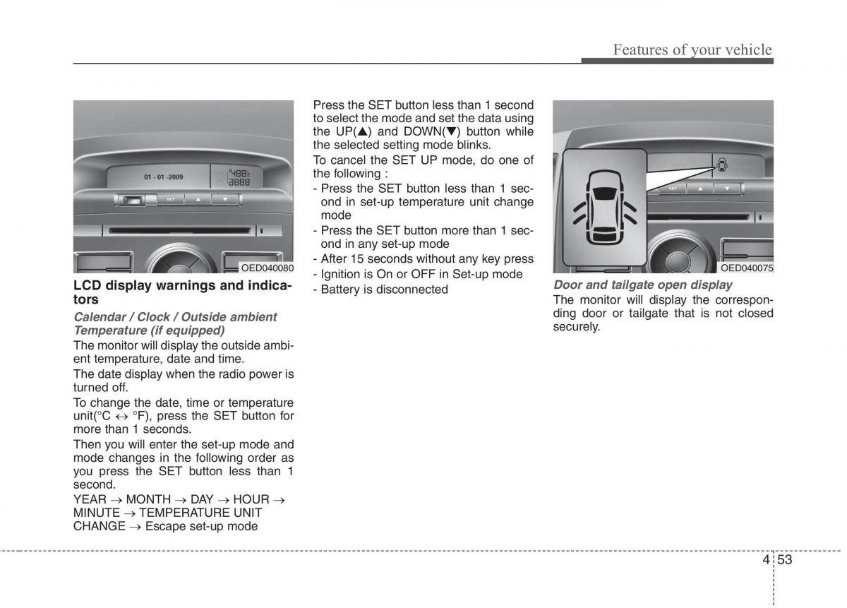 KIA Ceed I 1 owners manual / page 124