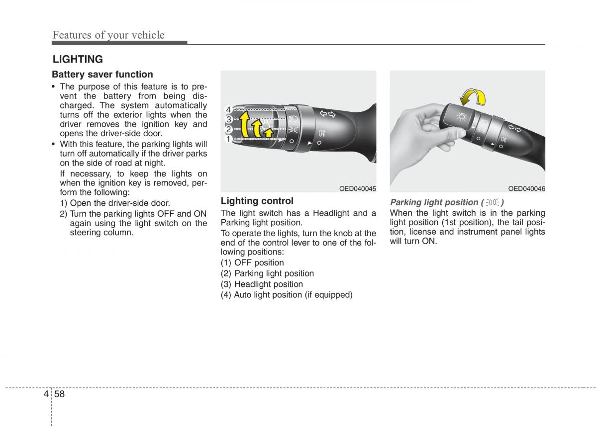 KIA Ceed I 1 owners manual / page 129