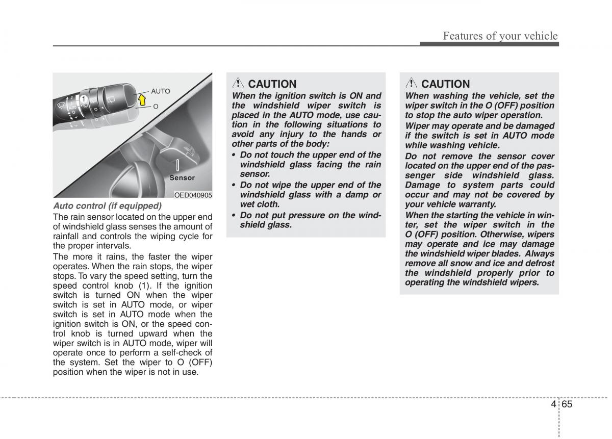 KIA Ceed I 1 owners manual / page 136