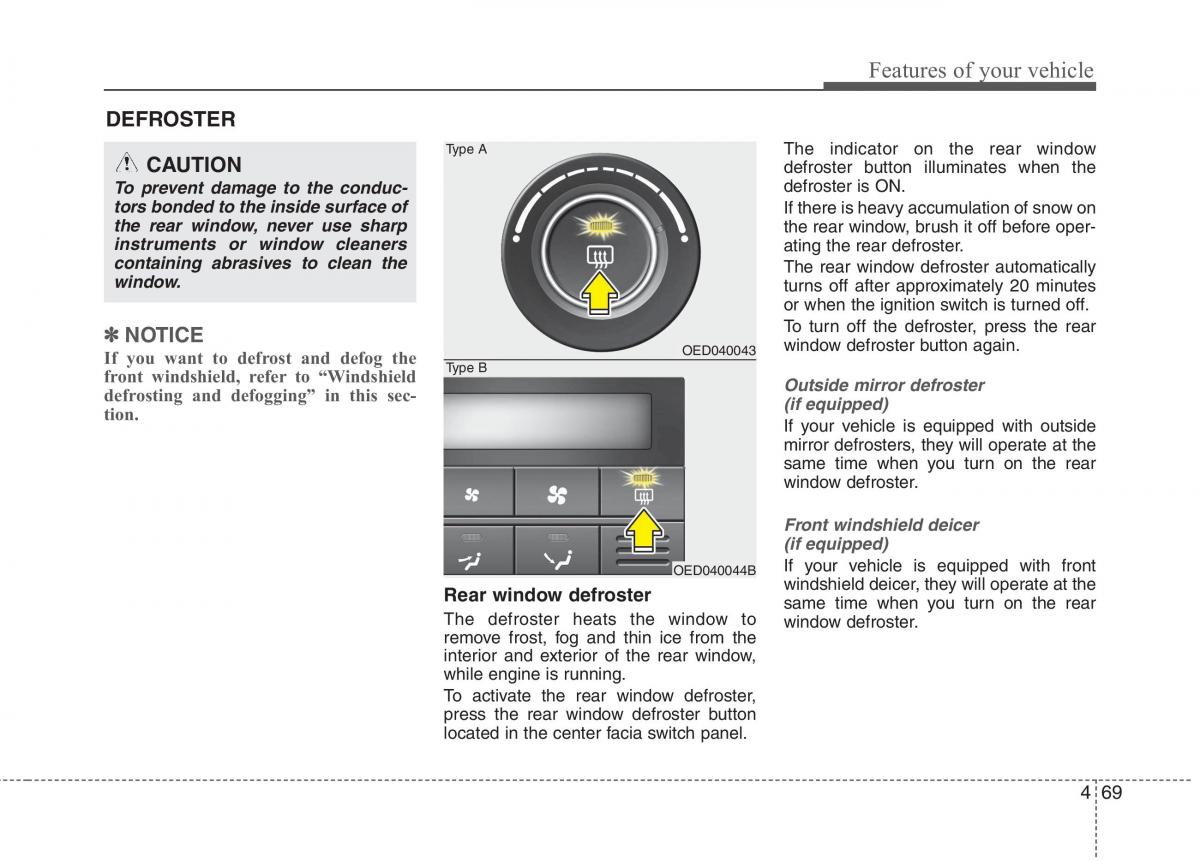 KIA Ceed I 1 owners manual / page 140