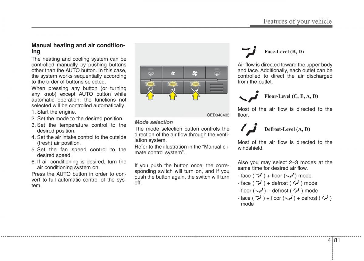 KIA Ceed I 1 owners manual / page 152