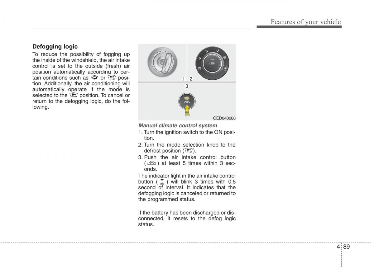 KIA Ceed I 1 owners manual / page 160