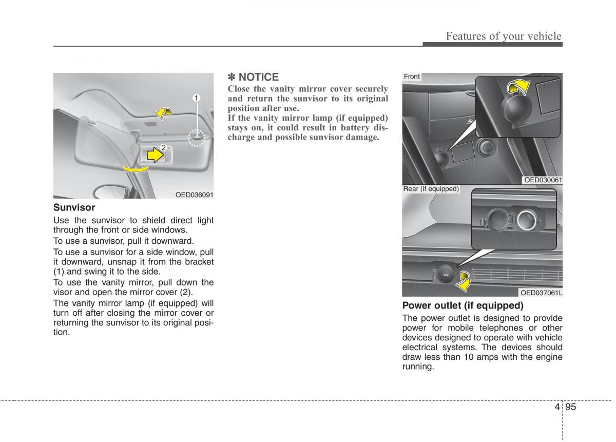 KIA Ceed I 1 owners manual / page 166