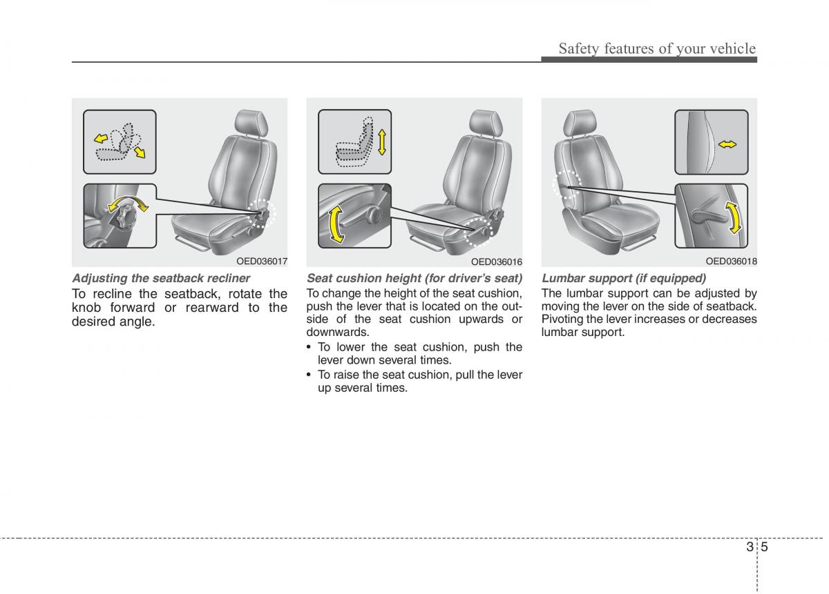 KIA Ceed I 1 owners manual / page 18