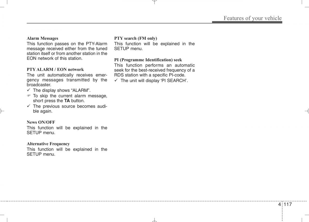 KIA Ceed I 1 owners manual / page 188