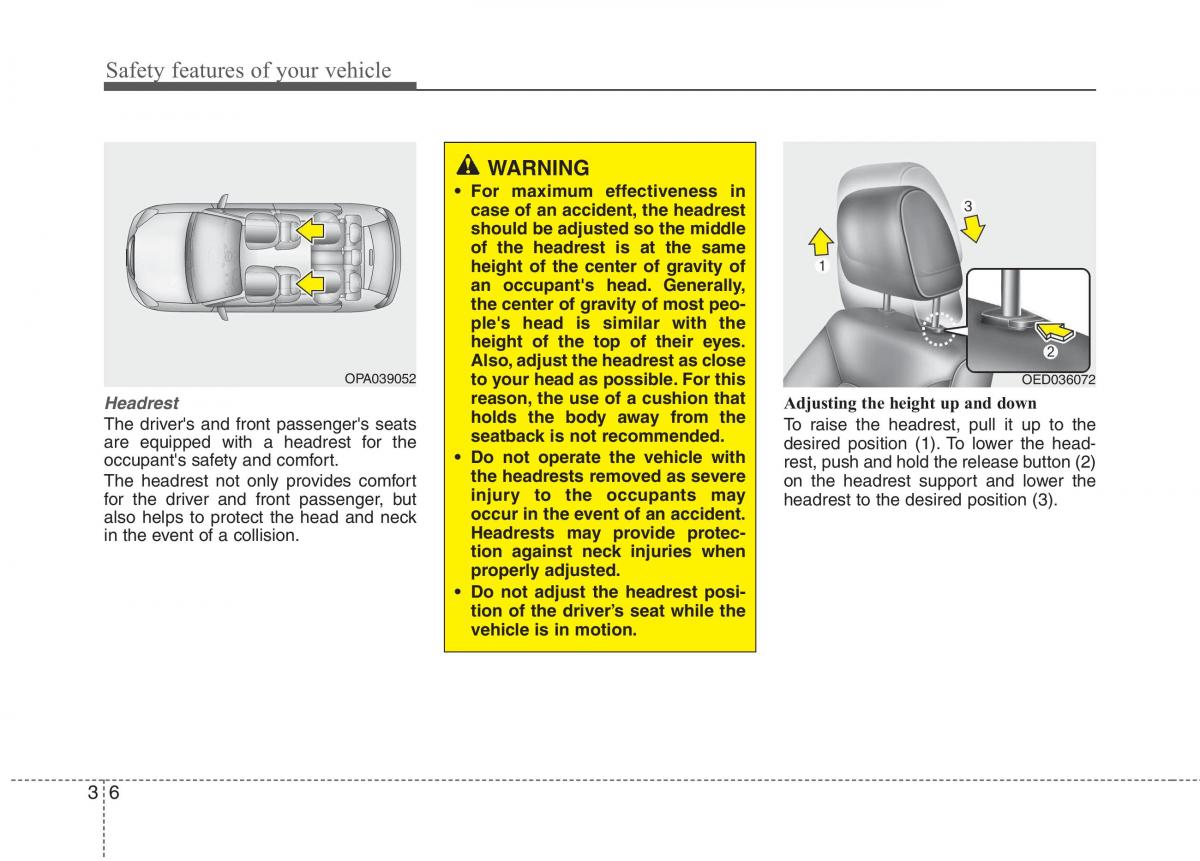 KIA Ceed I 1 owners manual / page 19