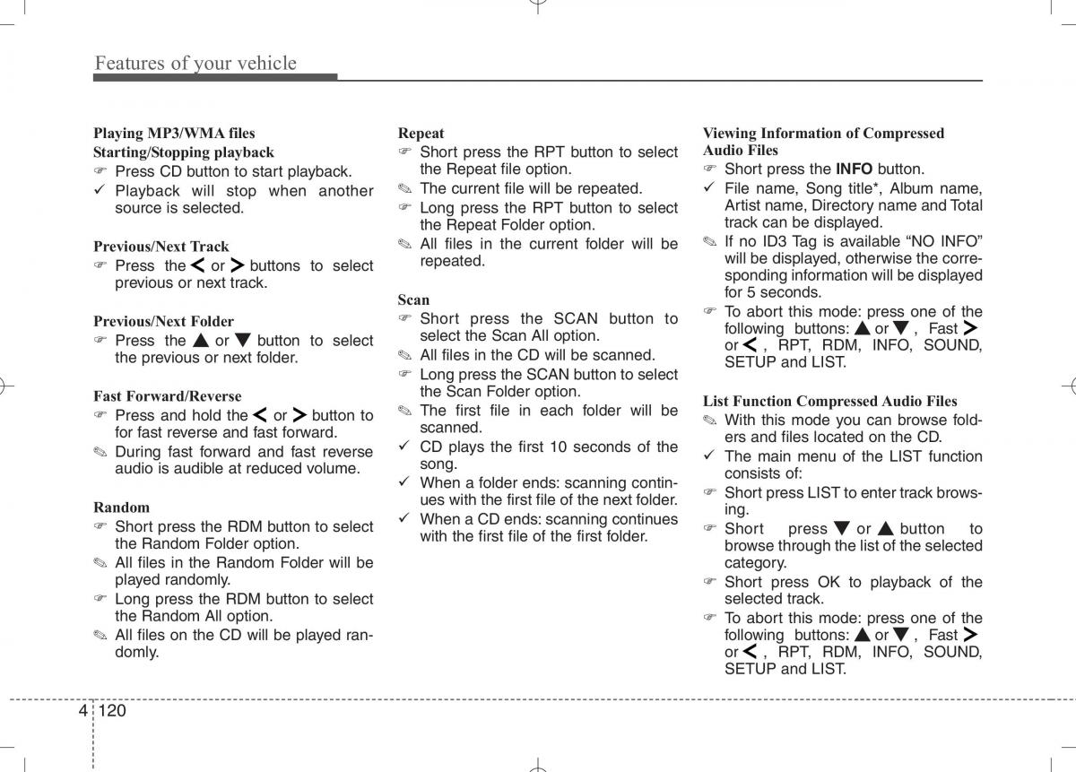 KIA Ceed I 1 owners manual / page 191