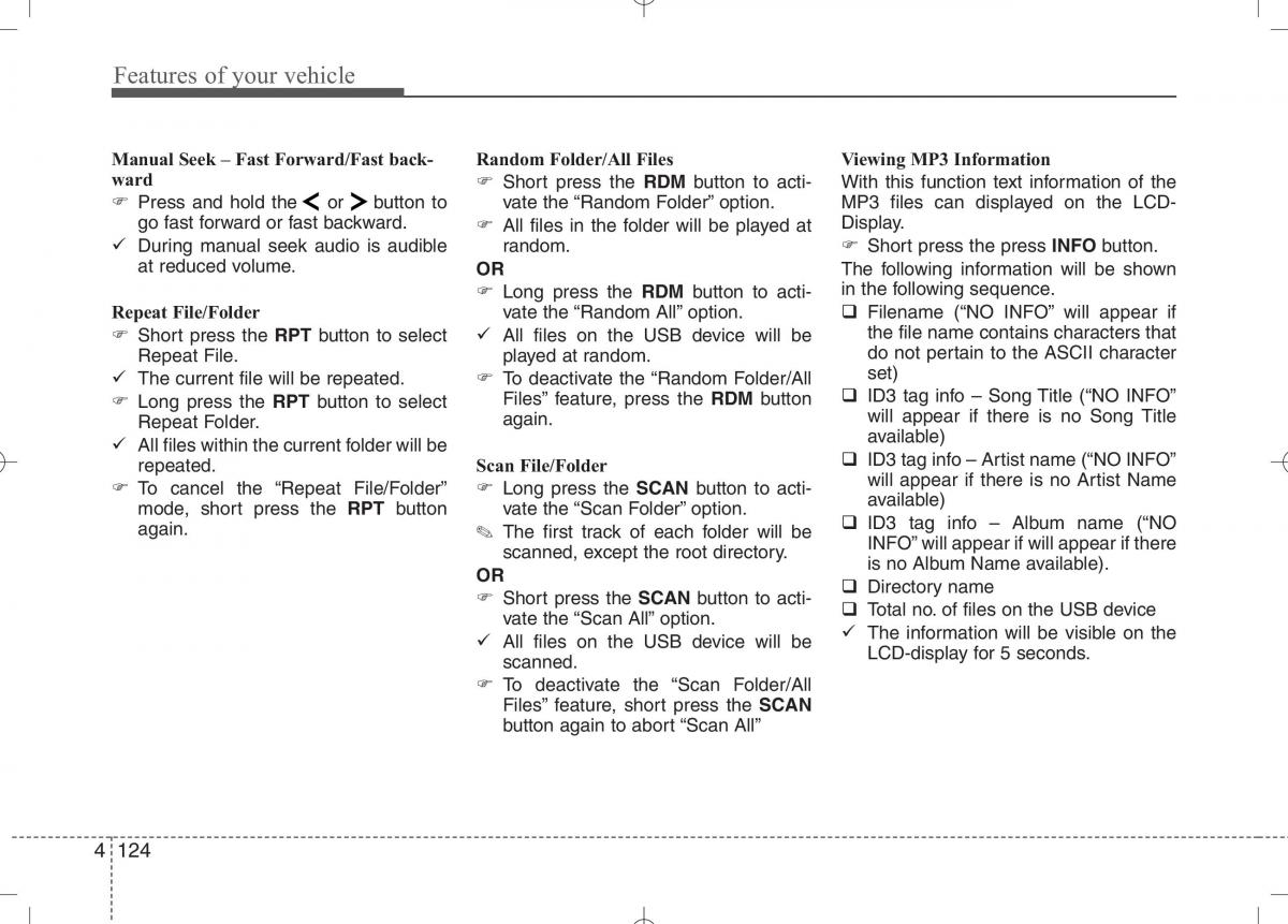 KIA Ceed I 1 owners manual / page 195