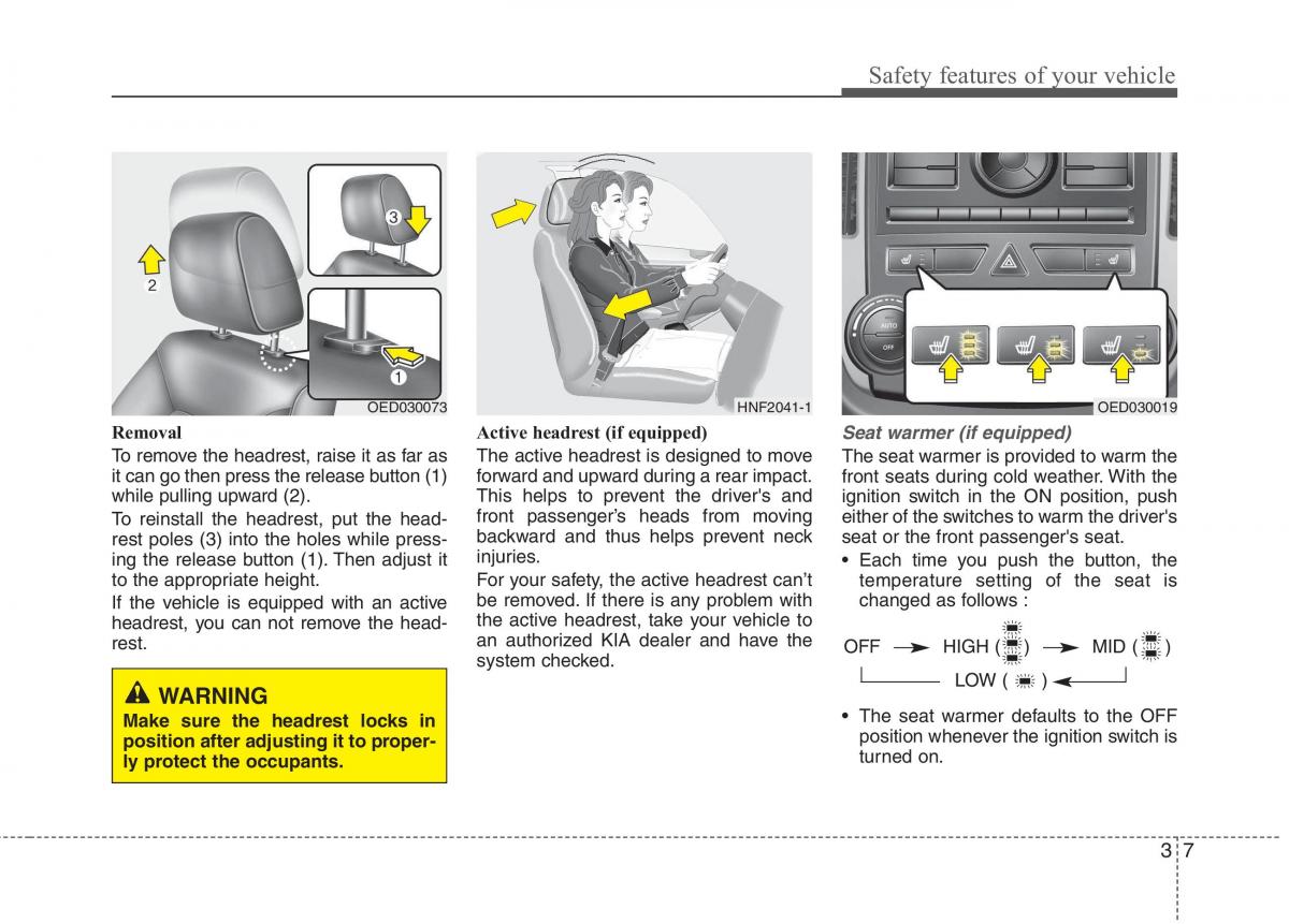 KIA Ceed I 1 owners manual / page 20