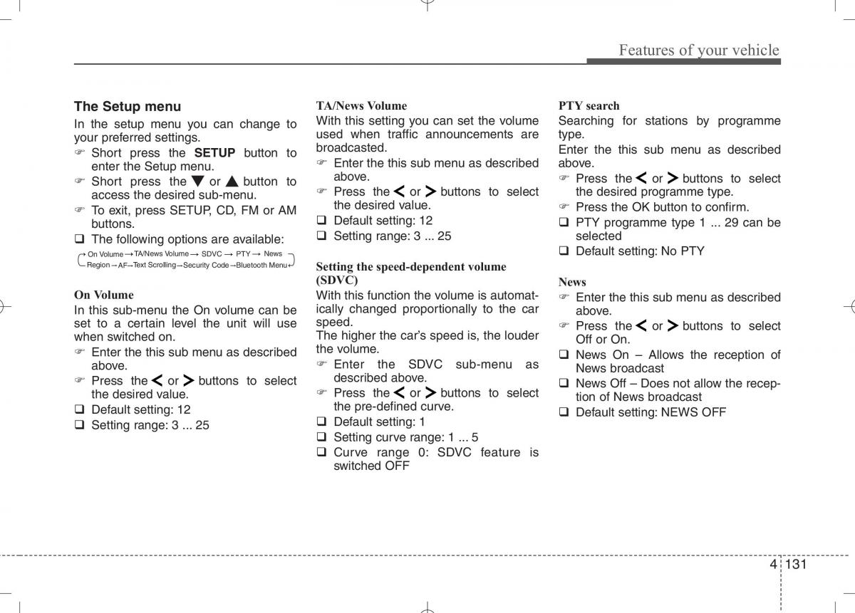 KIA Ceed I 1 owners manual / page 202