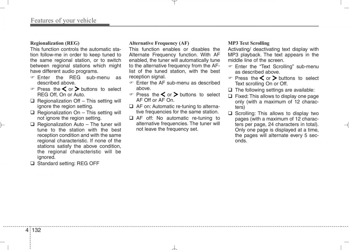 KIA Ceed I 1 owners manual / page 203