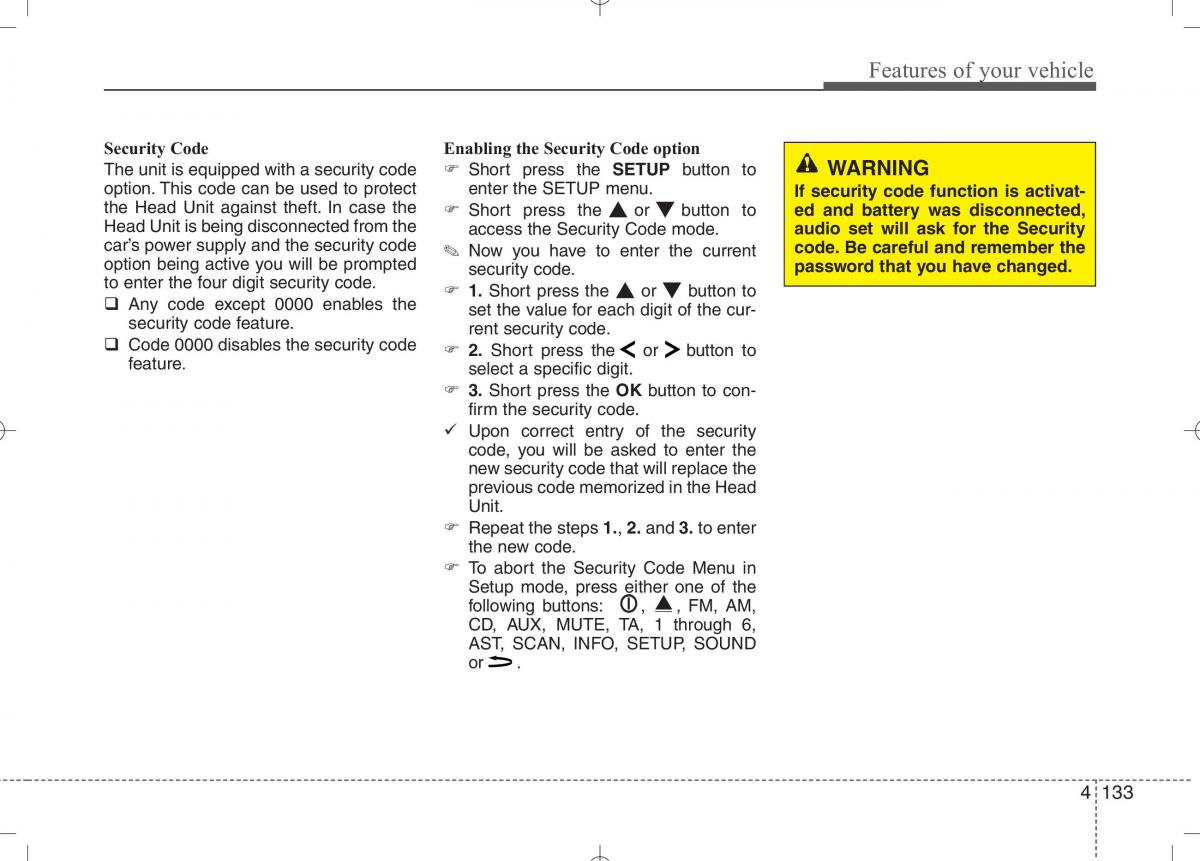 KIA Ceed I 1 owners manual / page 204