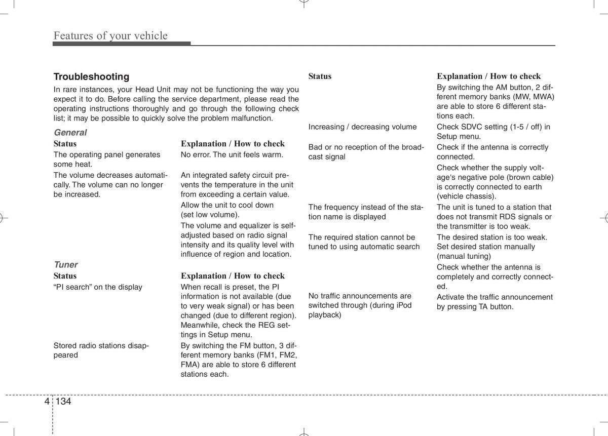 KIA Ceed I 1 owners manual / page 205