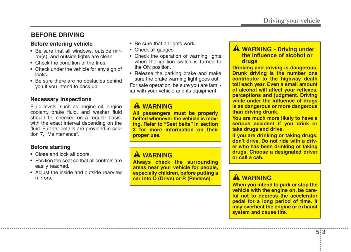 KIA Ceed I 1 owners manual / page 210