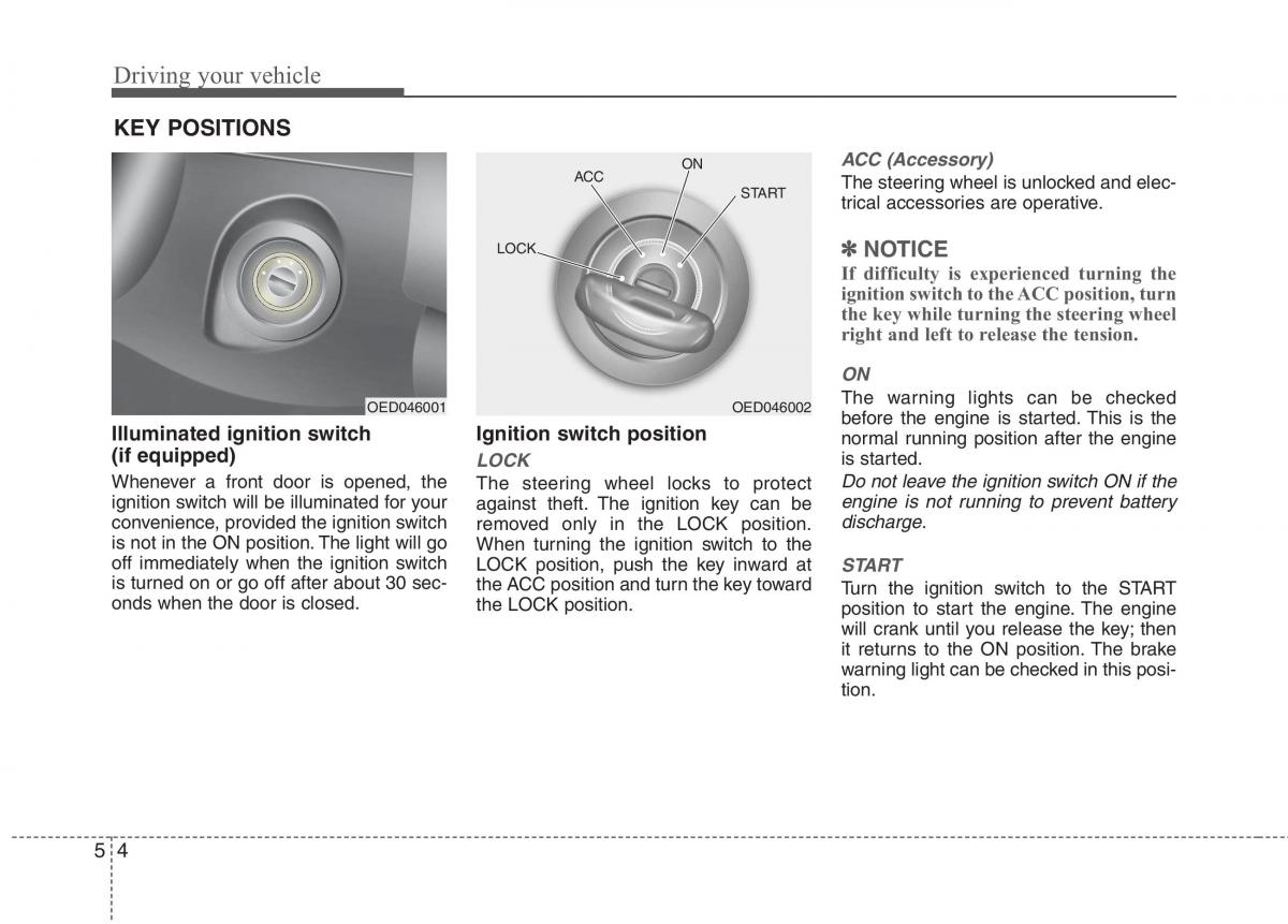 KIA Ceed I 1 owners manual / page 211