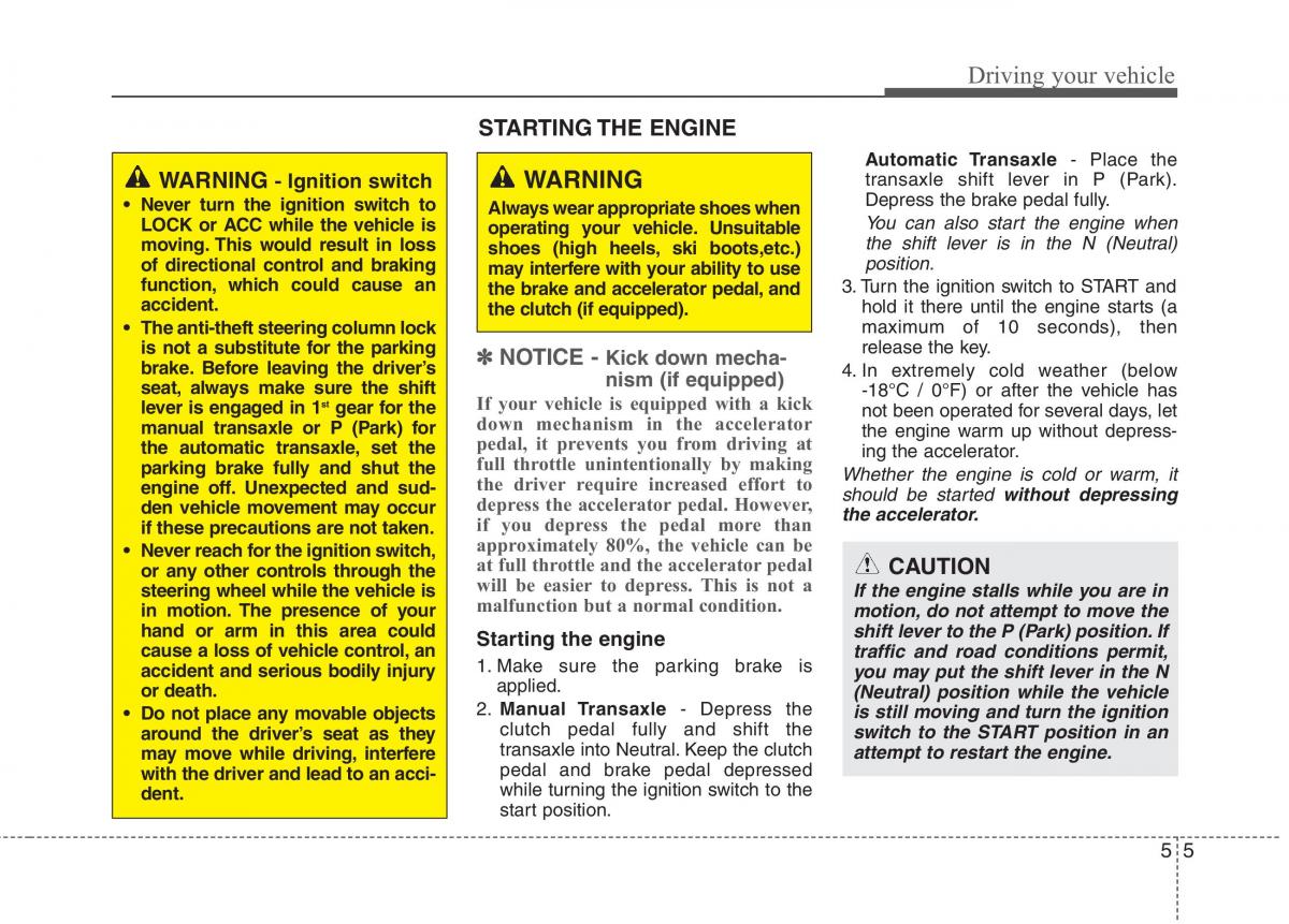 KIA Ceed I 1 owners manual / page 212