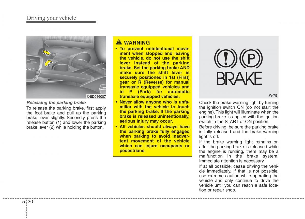 KIA Ceed I 1 owners manual / page 227