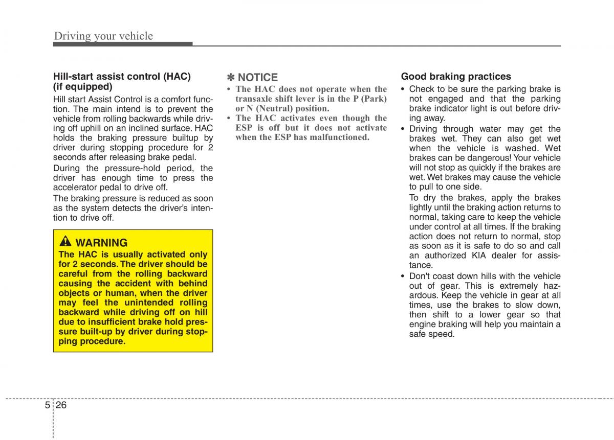 KIA Ceed I 1 owners manual / page 233