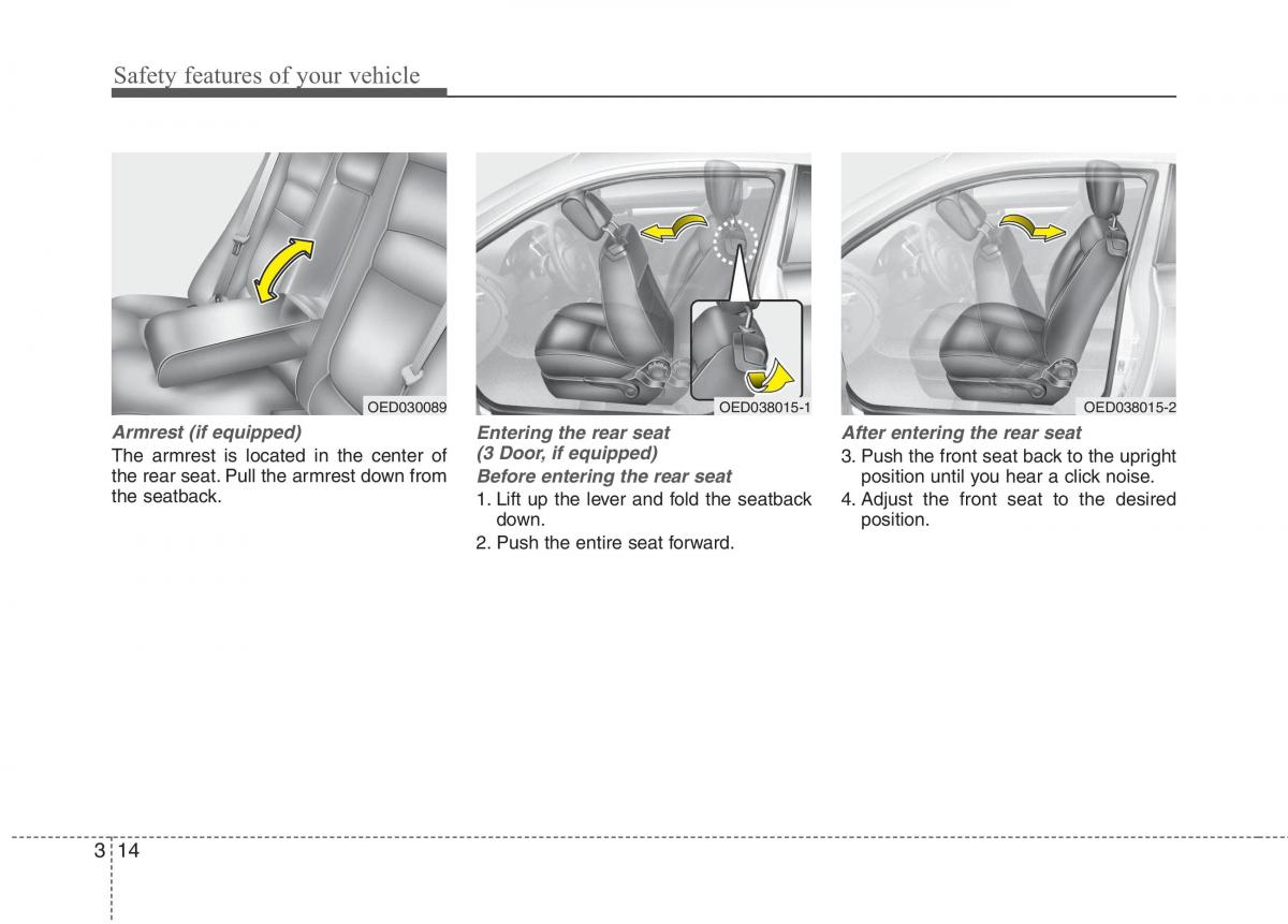 KIA Ceed I 1 owners manual / page 27