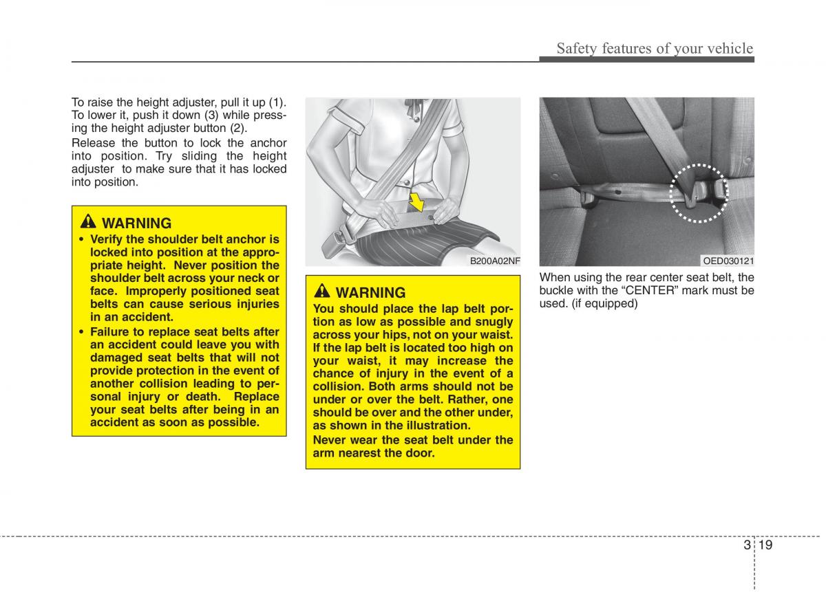 KIA Ceed I 1 owners manual / page 32