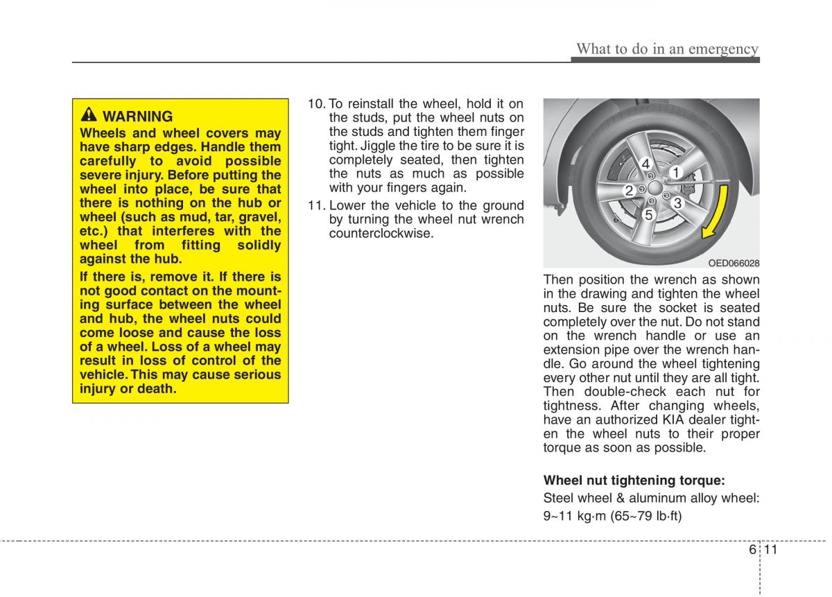 KIA Ceed I 1 owners manual / page 322