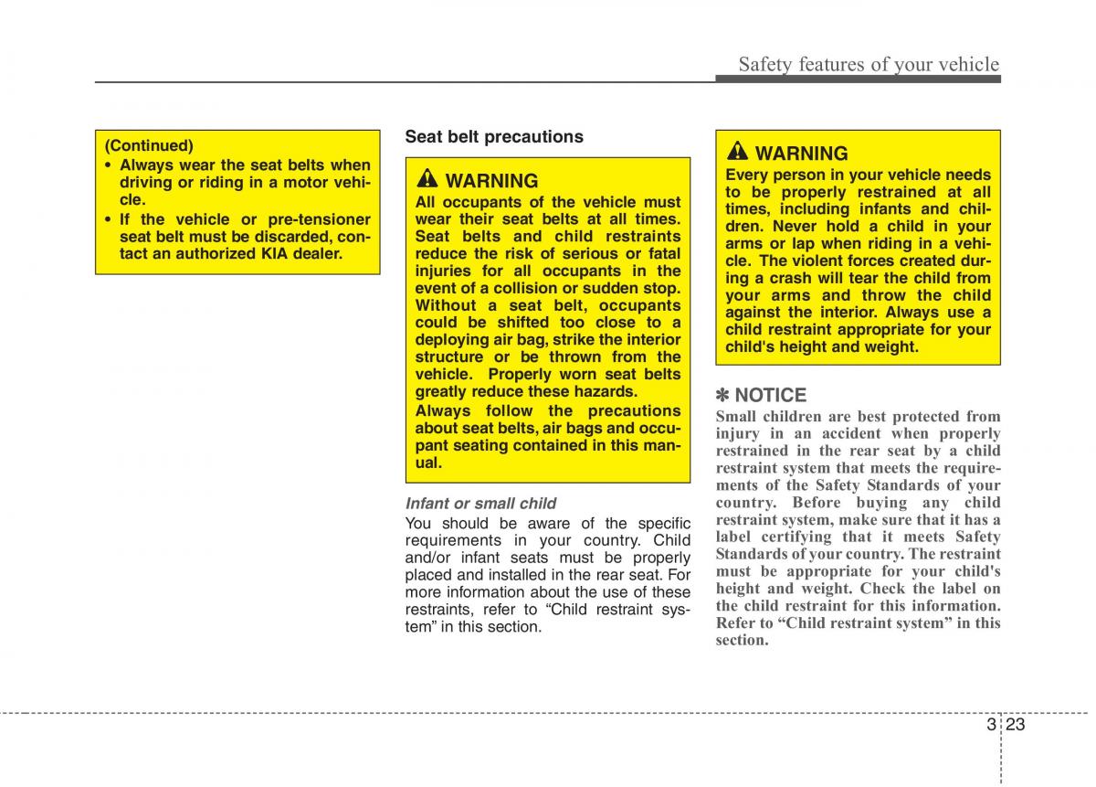 KIA Ceed I 1 owners manual / page 36