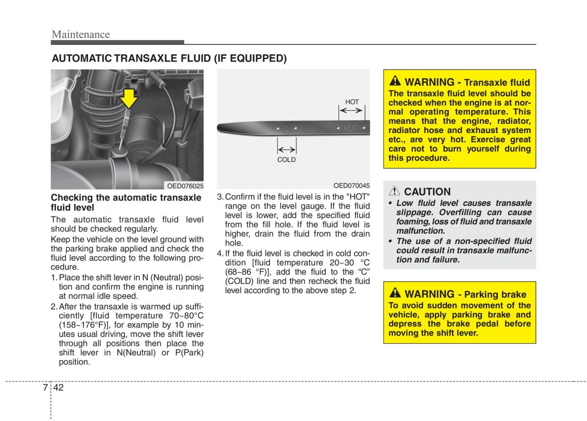 KIA Ceed I 1 owners manual / page 377