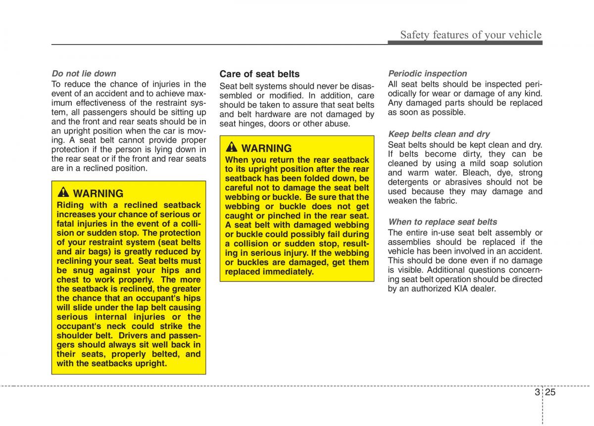 KIA Ceed I 1 owners manual / page 38