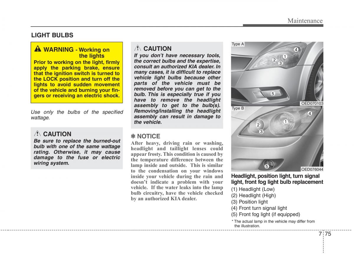 KIA Ceed I 1 owners manual / page 410