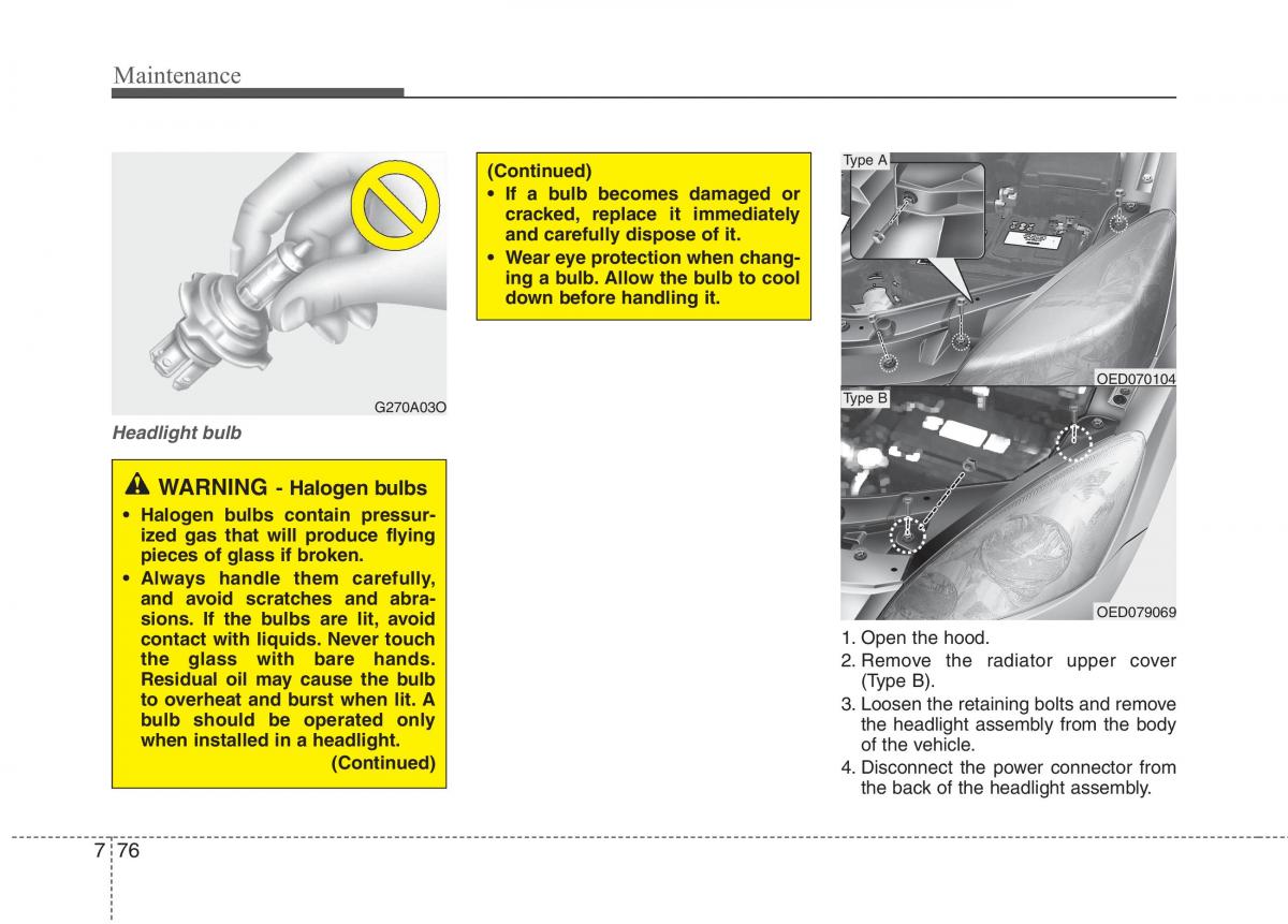 KIA Ceed I 1 owners manual / page 411