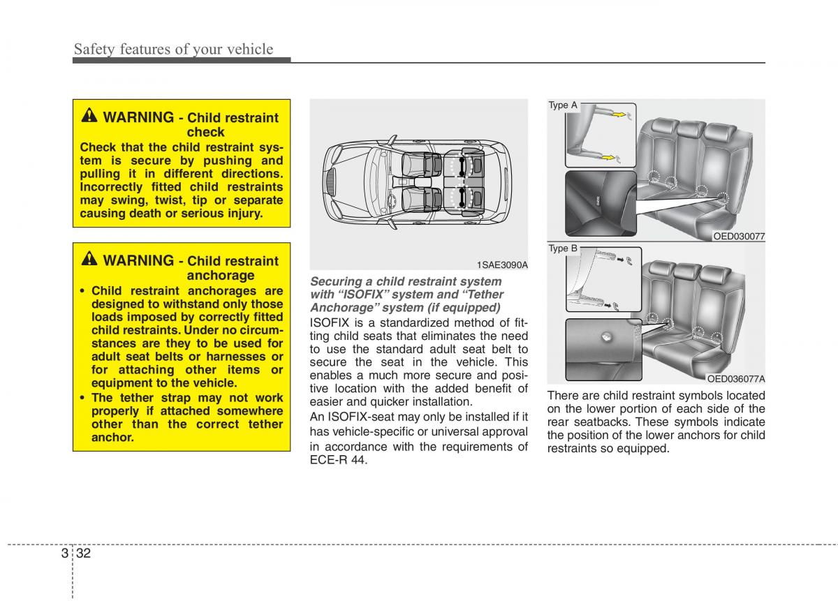 KIA Ceed I 1 owners manual / page 45