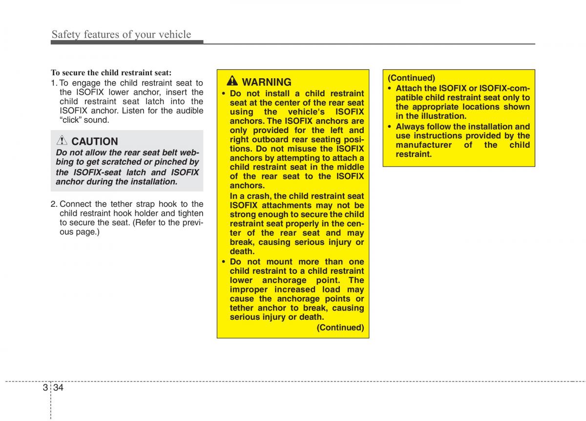 KIA Ceed I 1 owners manual / page 47