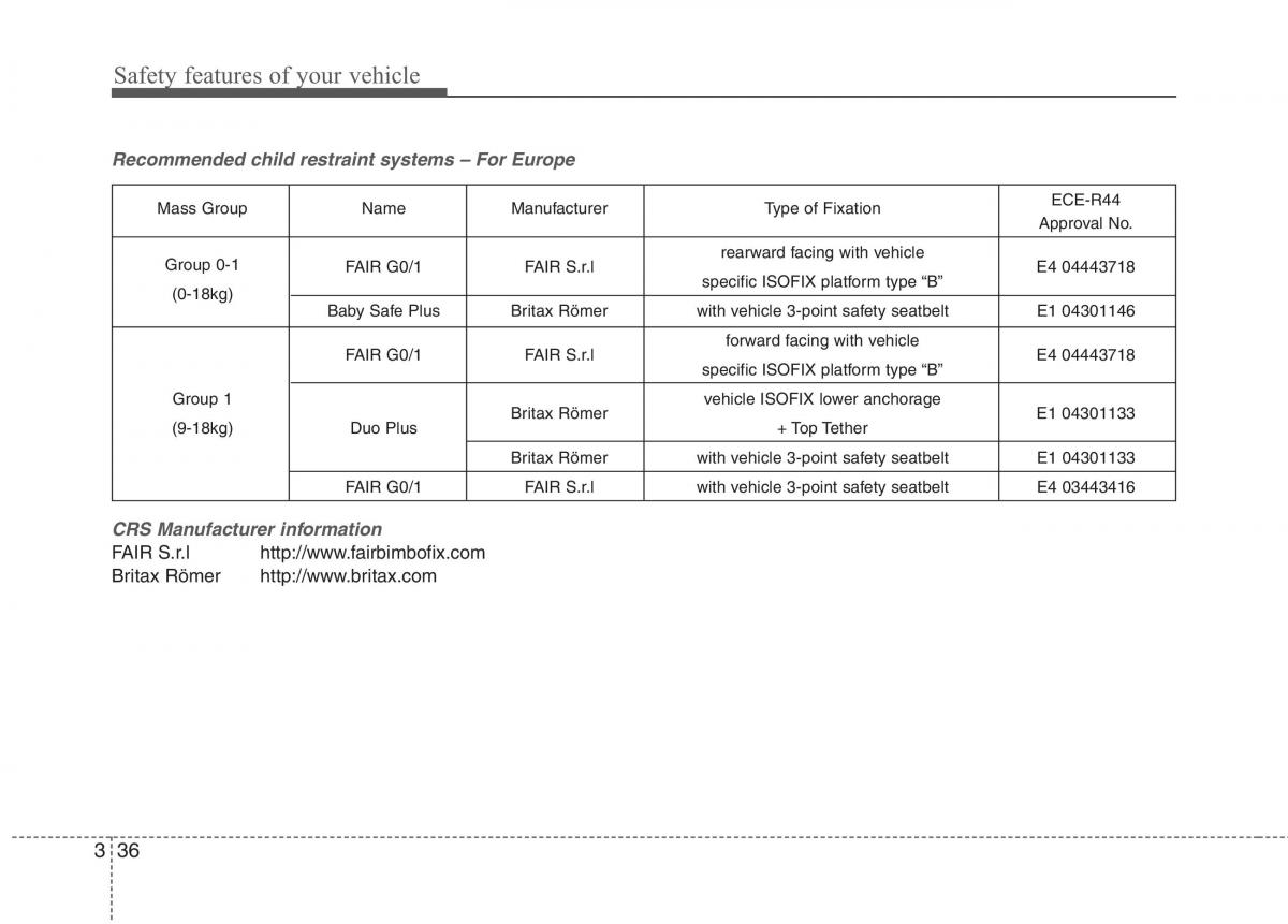 KIA Ceed I 1 owners manual / page 49