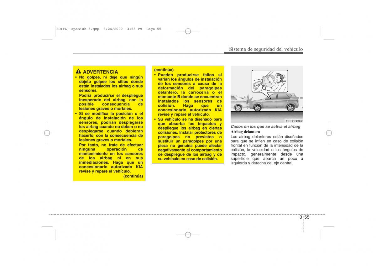 KIA Ceed I 1 manual del propietario / page 69