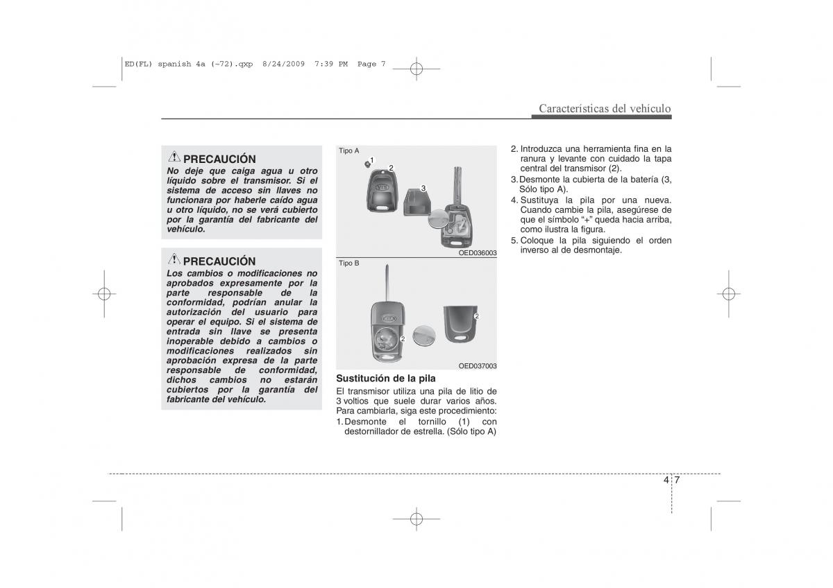 KIA Ceed I 1 manual del propietario / page 82