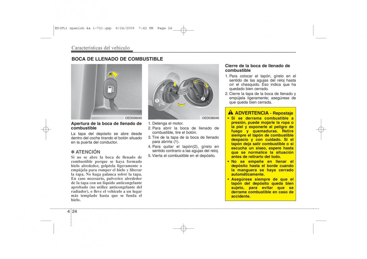 KIA Ceed I 1 manual del propietario / page 99