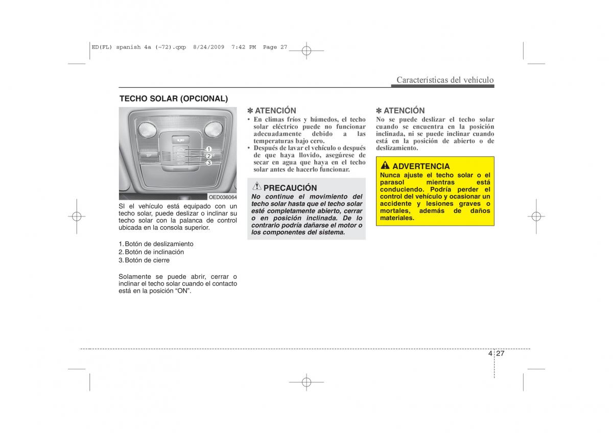 KIA Ceed I 1 manual del propietario / page 102