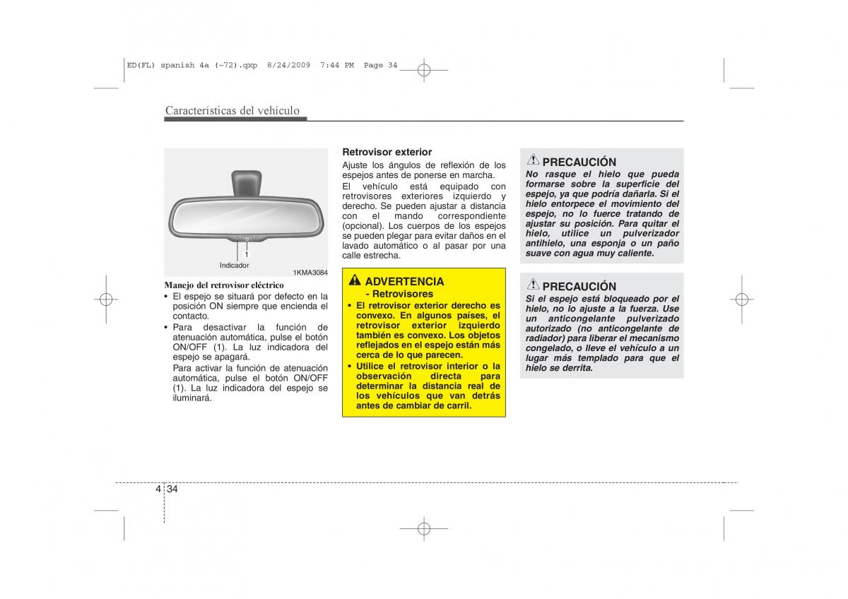 KIA Ceed I 1 manual del propietario / page 109