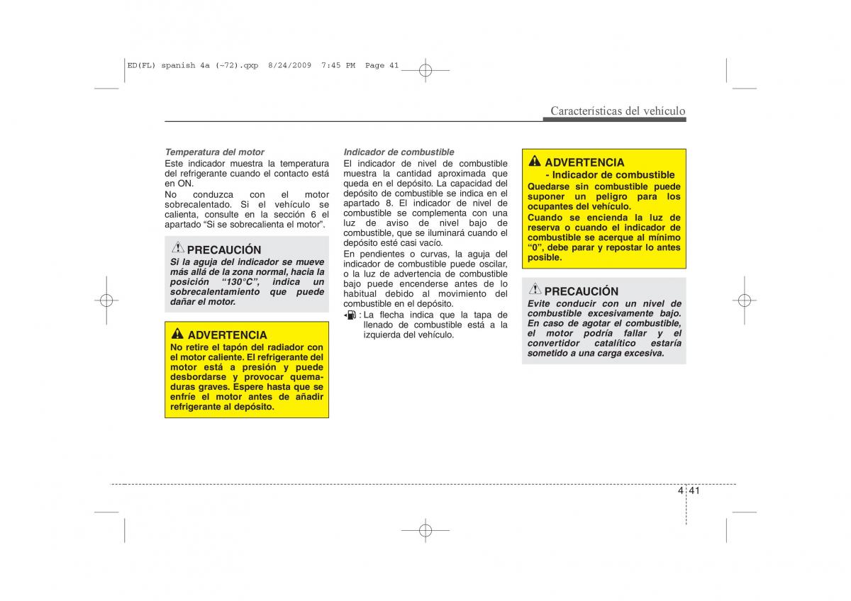 KIA Ceed I 1 manual del propietario / page 116