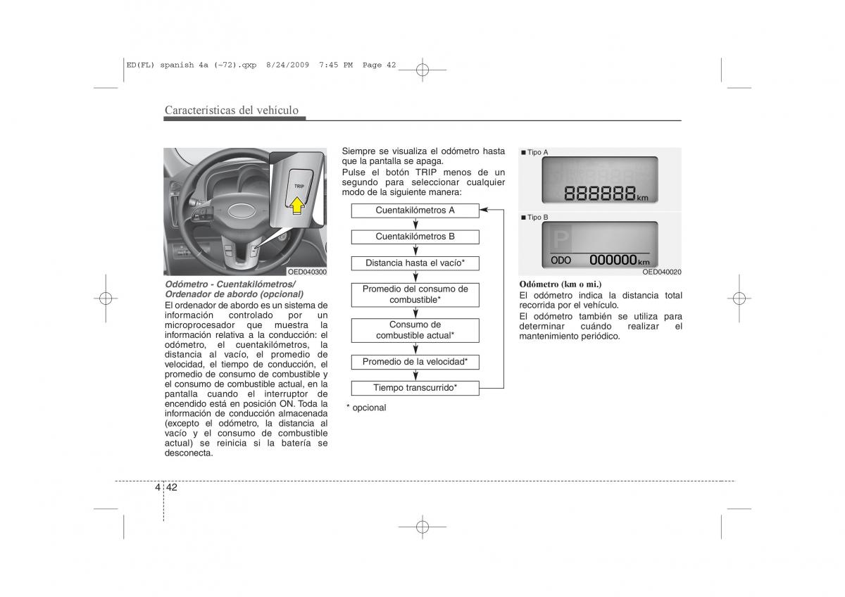 KIA Ceed I 1 manual del propietario / page 117