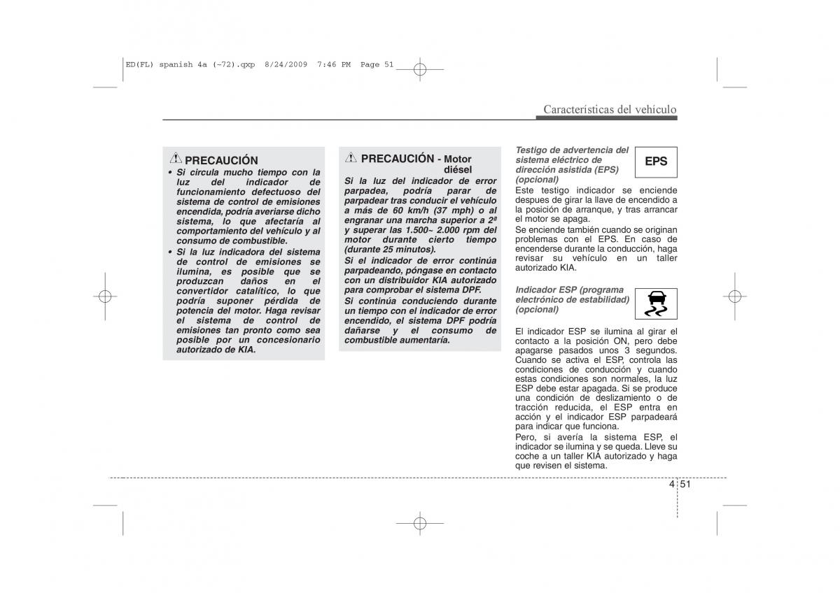 KIA Ceed I 1 manual del propietario / page 126