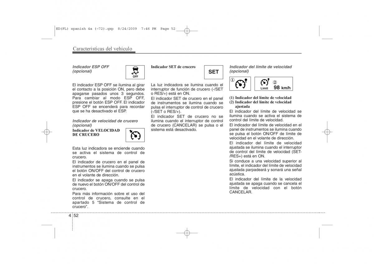 KIA Ceed I 1 manual del propietario / page 127