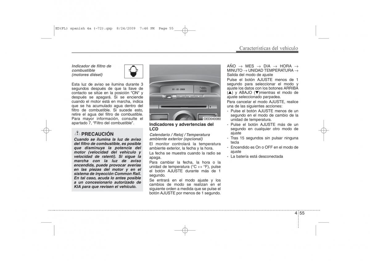 KIA Ceed I 1 manual del propietario / page 130