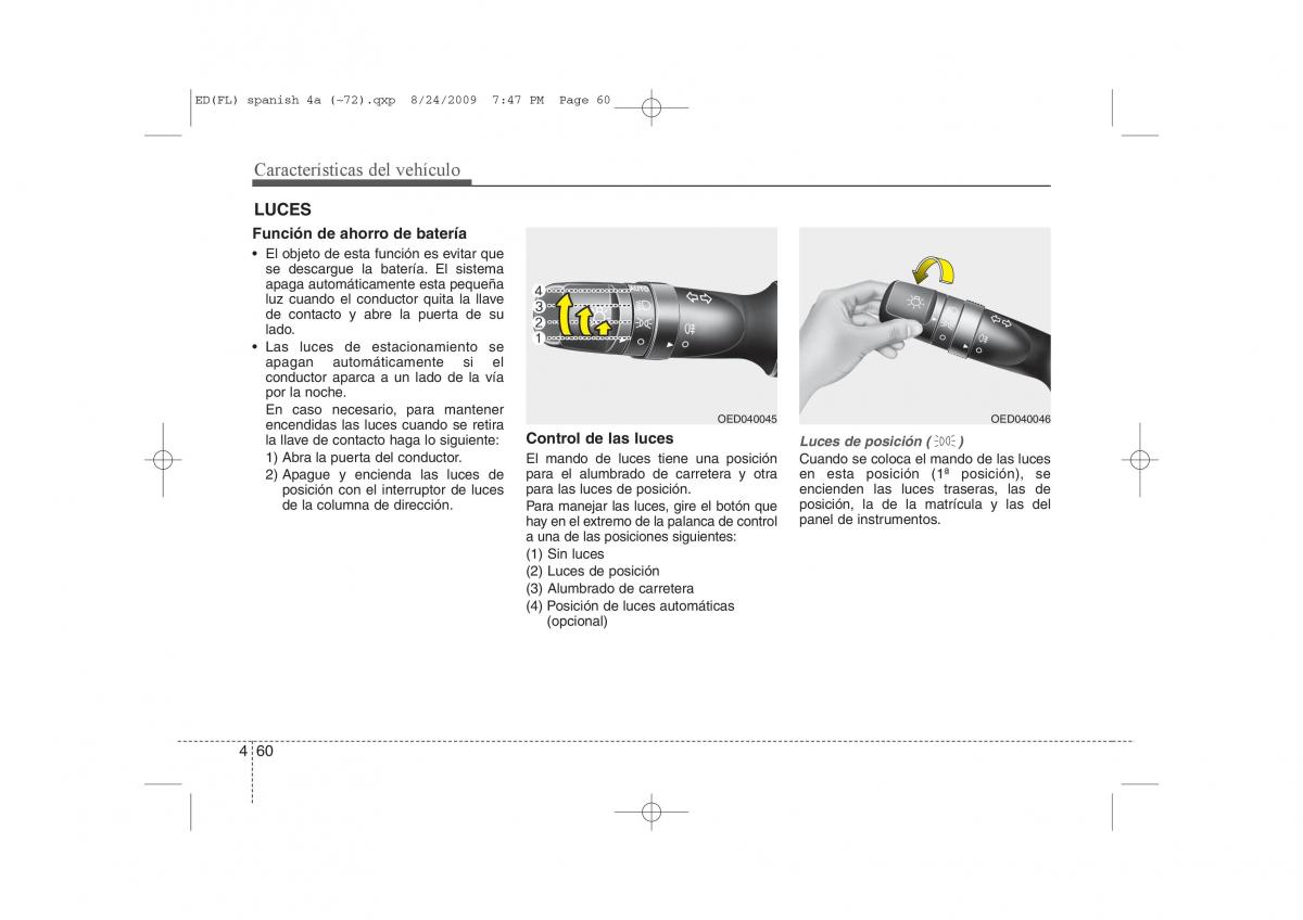 KIA Ceed I 1 manual del propietario / page 135