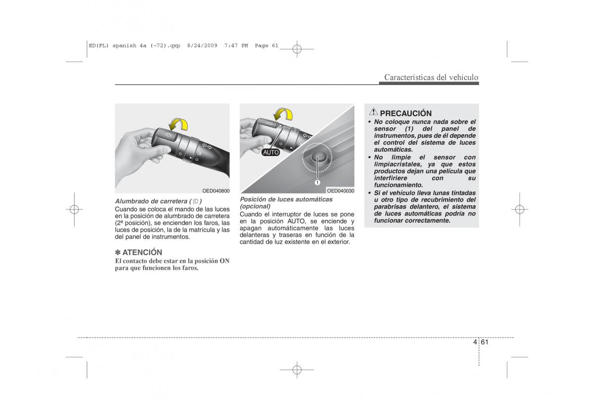 KIA Ceed I 1 manual del propietario / page 136