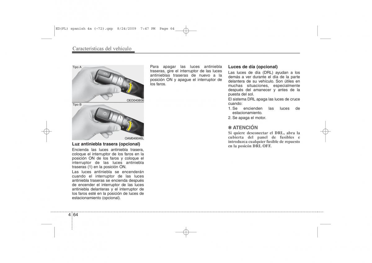 KIA Ceed I 1 manual del propietario / page 139