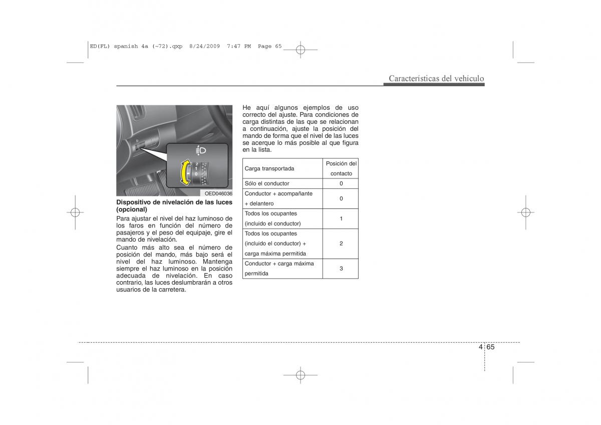 KIA Ceed I 1 manual del propietario / page 140